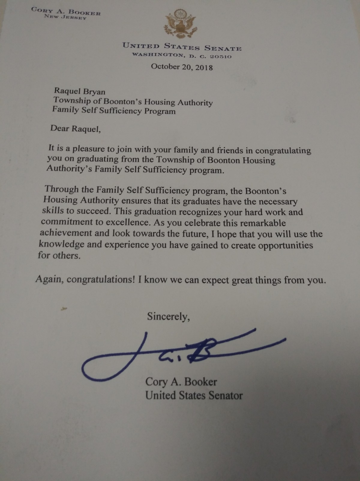 Family Self Sufficiency Program Boonton Housing Authority